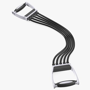 Expander Exerciser Lying Black 3D model