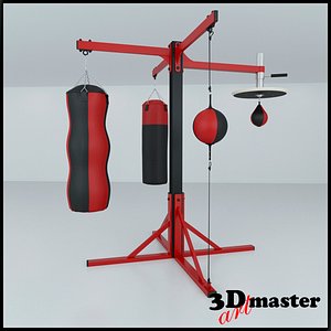 3D station frame boxing model