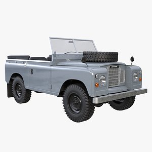 Land Rover Series III Short Wheel Base  Convertible 3D model