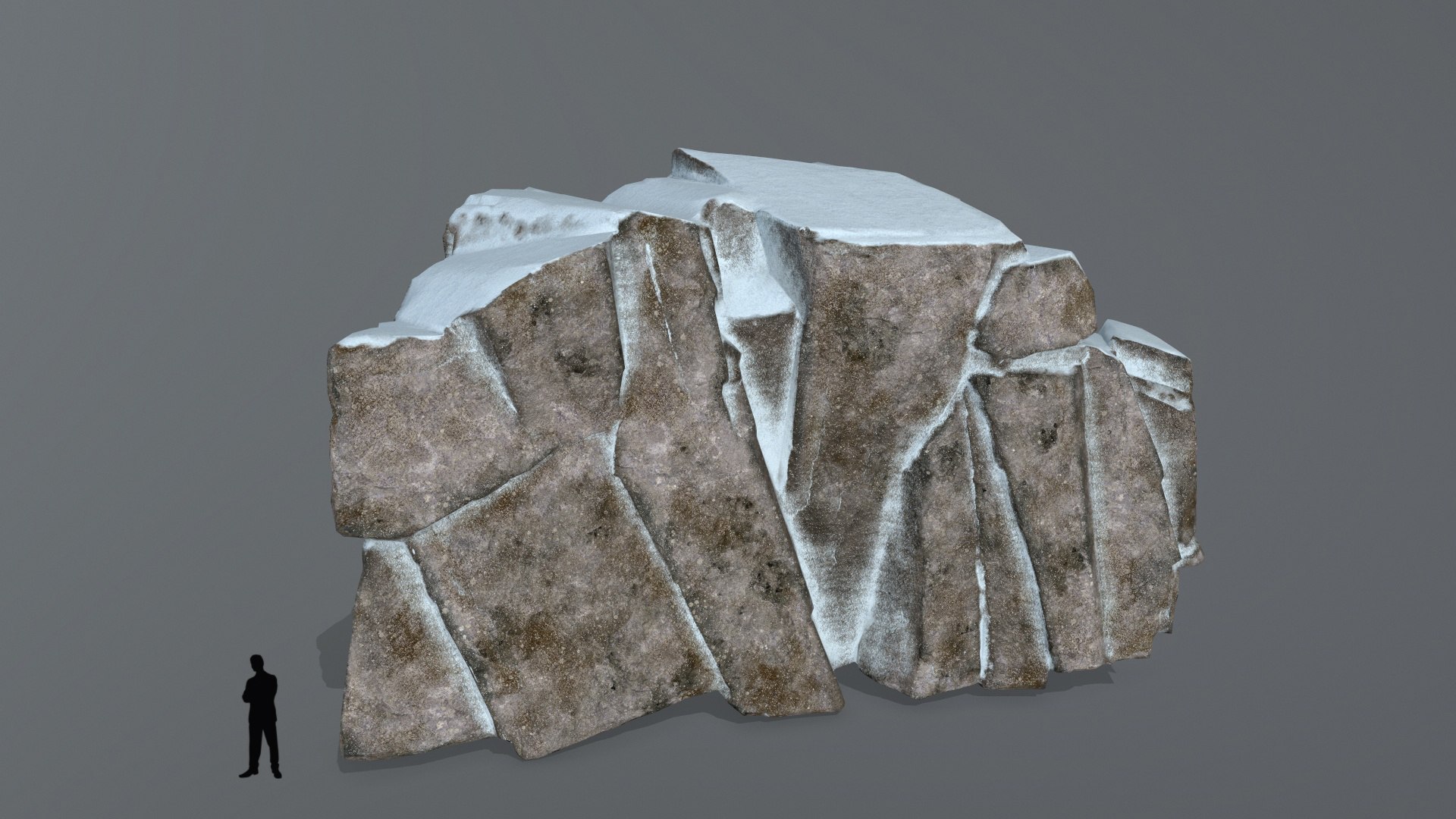 Snow Rocks 3D Model - TurboSquid 1823439