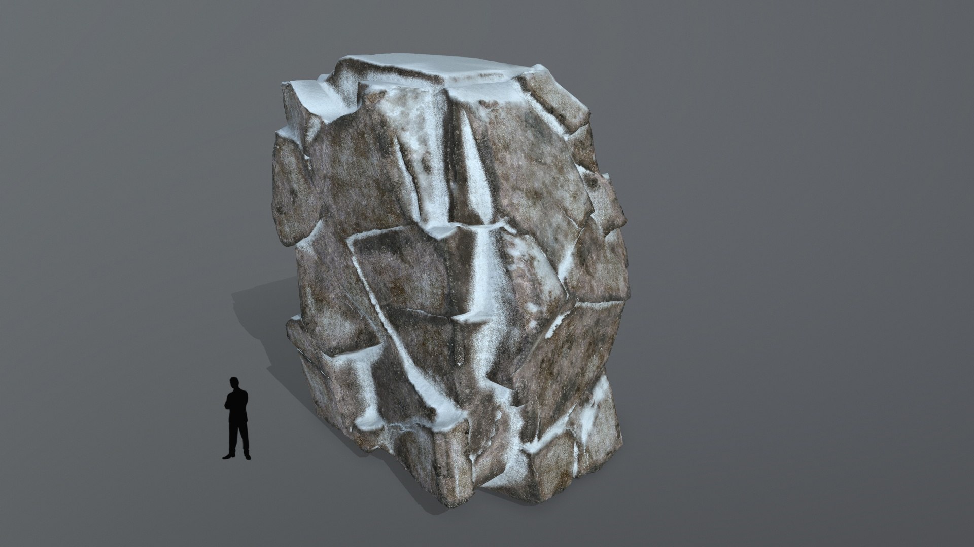 Snow Rocks 3D Model - TurboSquid 1823439