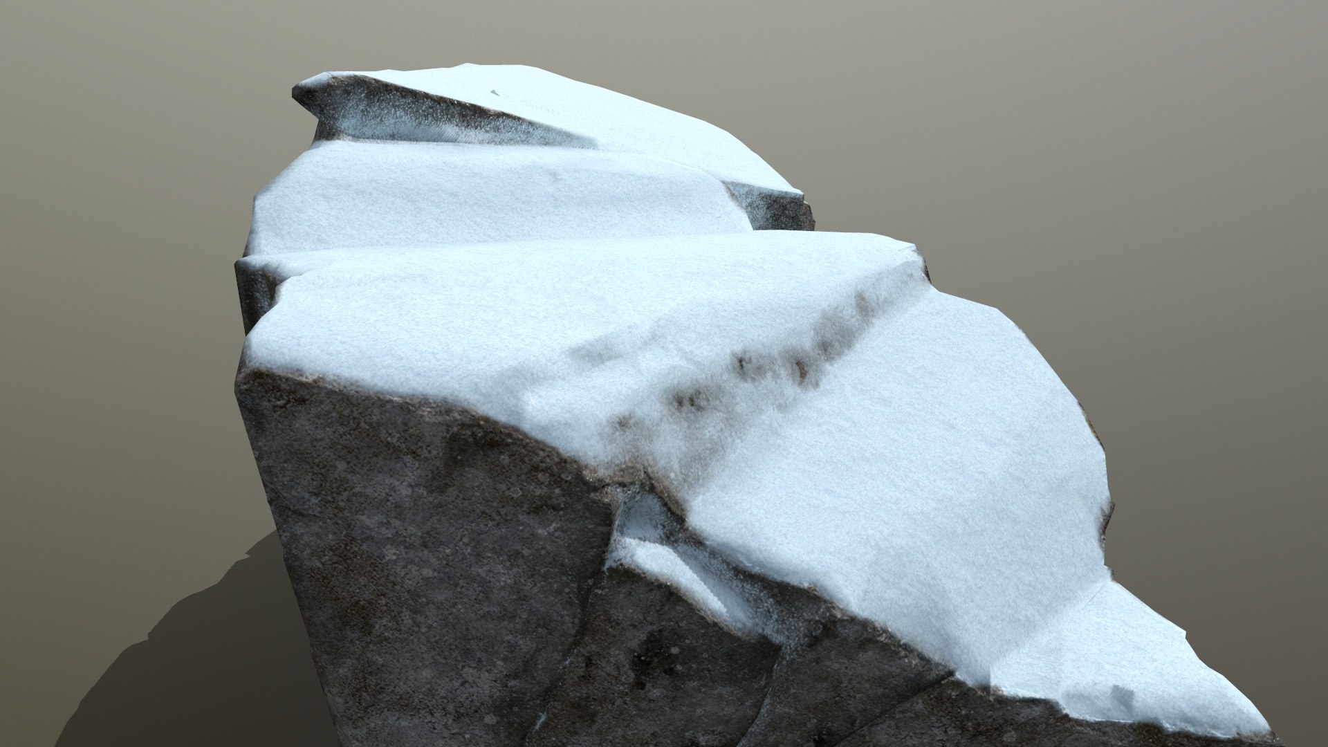 Snow Rocks 3D Model - TurboSquid 1823439