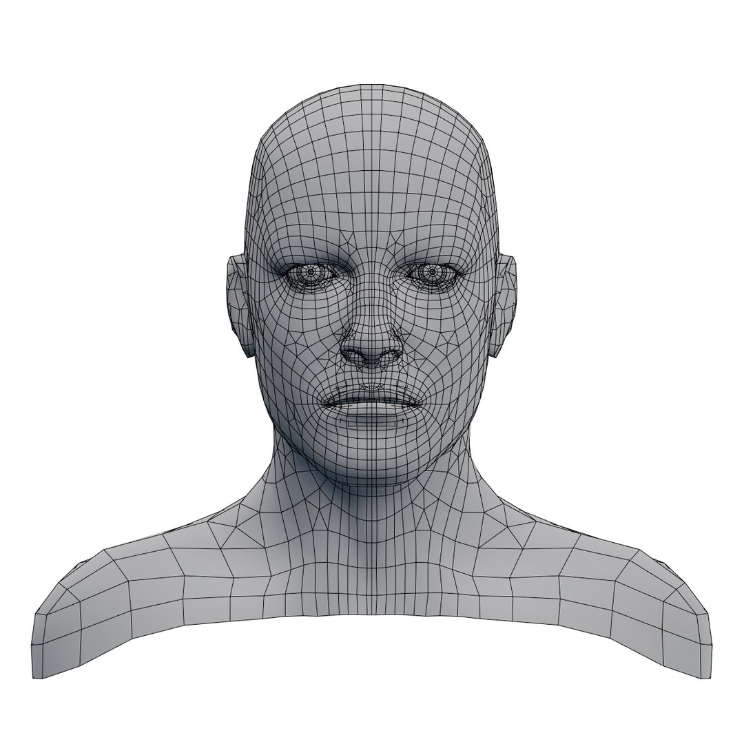 Male Head Rigged 3D - TurboSquid 1255213