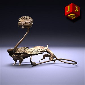 chimera figurine original 3d max