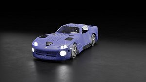 3D Dodge Viper model