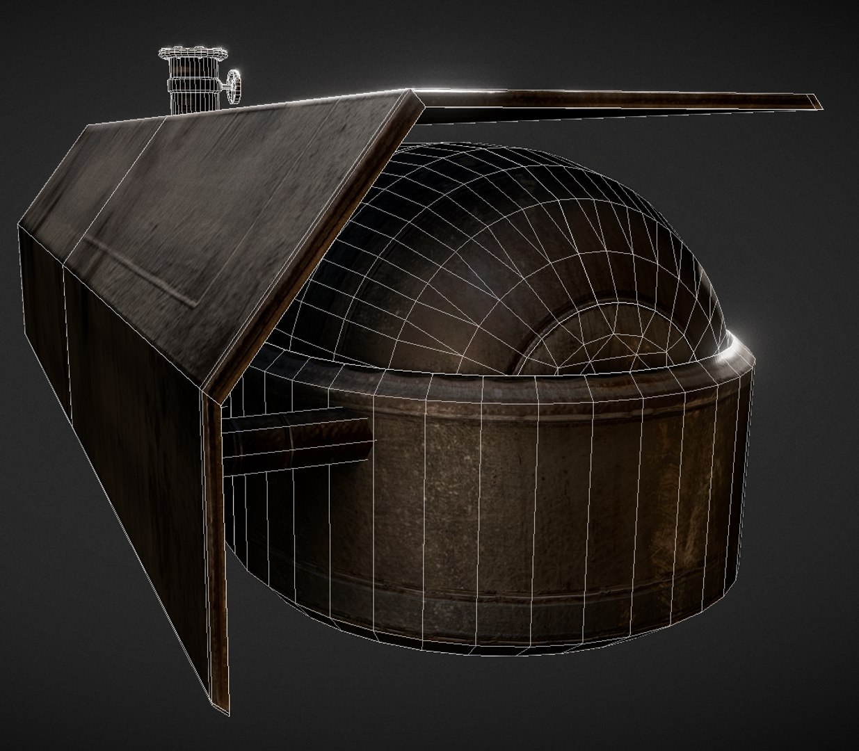 3d Model Old Version Fuel Tank