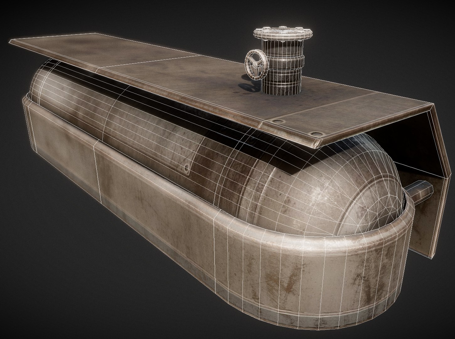 3d Model Old Version Fuel Tank