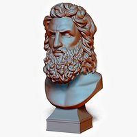Bust of God Zeus