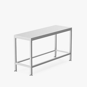 3D Low Shelf White