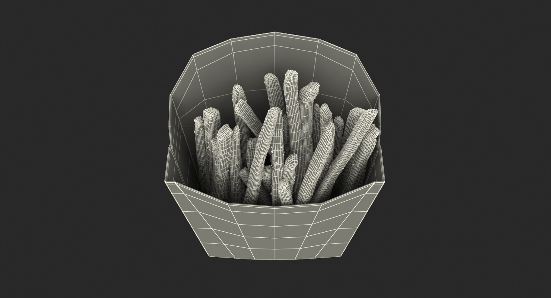 French Fry Box Generic Max