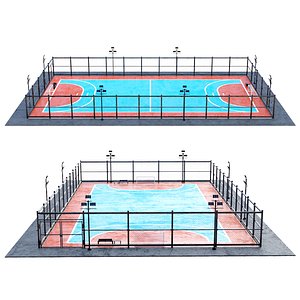 3D model Handball Court