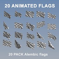 Animated Flags - 20 Pack