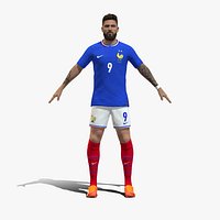 Rigged Olivier Giroud France Euro 2024