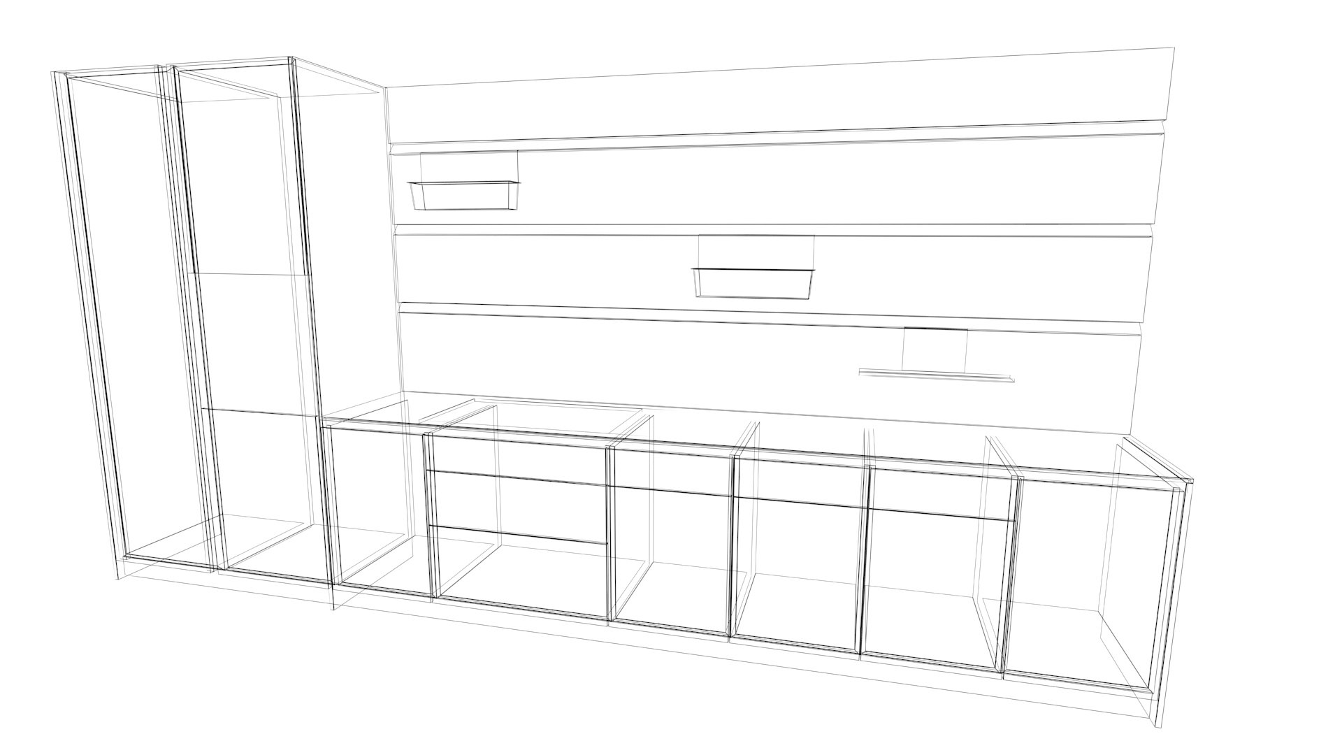 3D Model Collection Of 5 Kitchens - TurboSquid 2207675