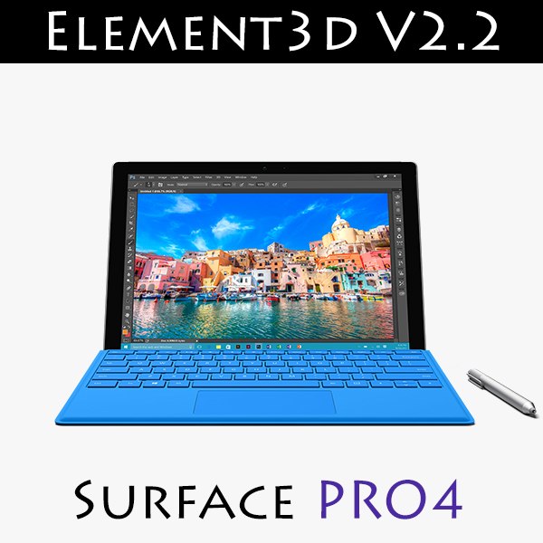 modelo 3d Surface PRO 4 Element3D V2.2 - TurboSquid 1014544
