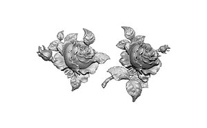 roses flowers 3D model