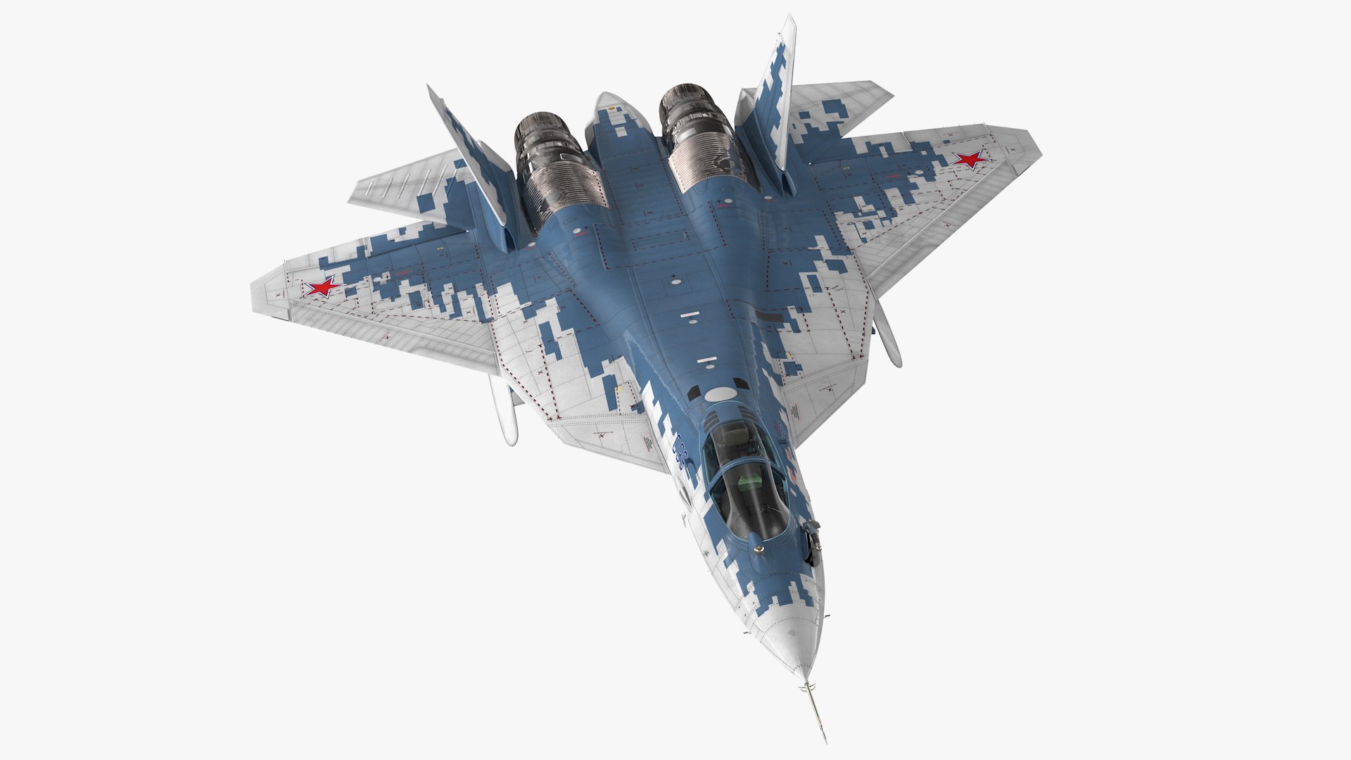 3D SU 57 Stealth Jet Fighter Pixel Camouflage Rigged For Cinema 4D Model -  TurboSquid 2063571