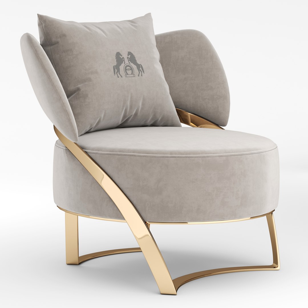 3D Modern Armchair - TurboSquid 1533029