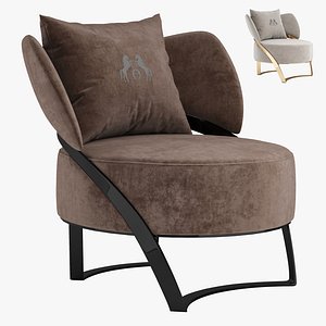 3D modern armchair