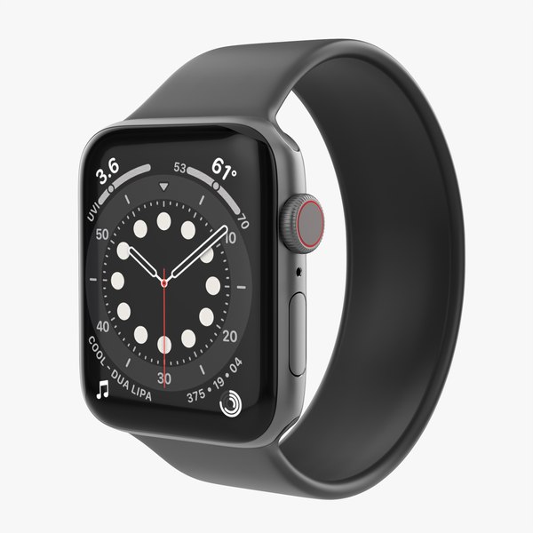 modelo 3d Correa individual de silicona para Apple Watch Series 6 gris -  TurboSquid 1733451