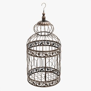 3D Victorian Style Bird Cage