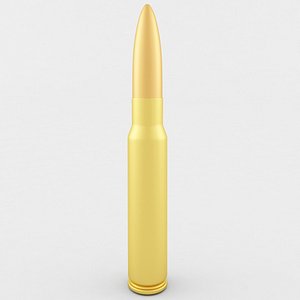 3D 7 92x57mm rifle cartridge model