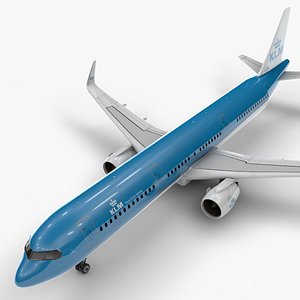 3D model a321 neo klm l1012