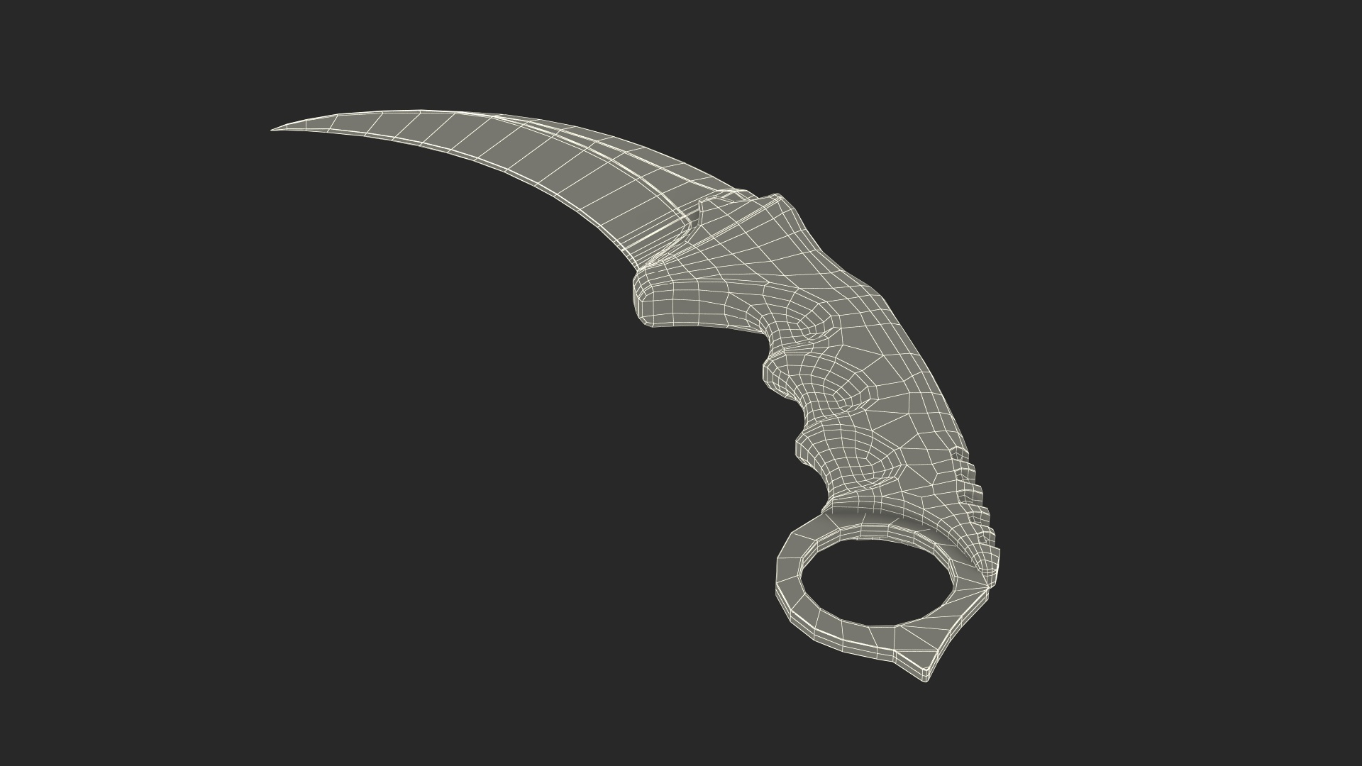 3D file Karambit CS GO Knife Counter-Strike: Global Offensive