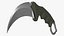 Nóż myśliwski Karambit ze stali