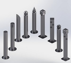 Parking bollards