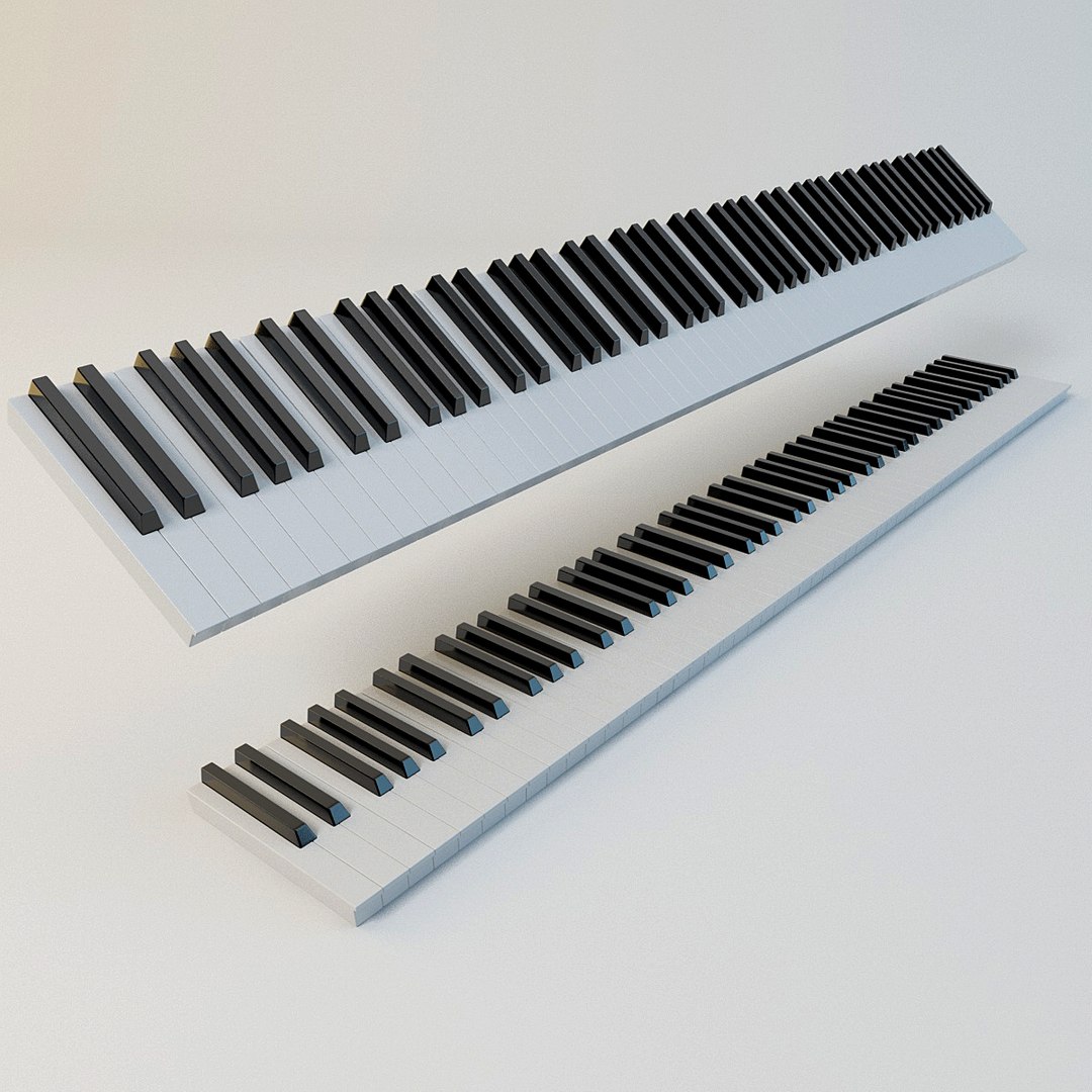 3d Piano Keys