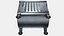 Metal Garbage Container - Subd  - GameReady LODs - PBR