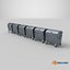 Metal Garbage Container - Subd  - GameReady LODs - PBR