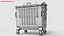Metal Garbage Container - Subd  - GameReady LODs - PBR