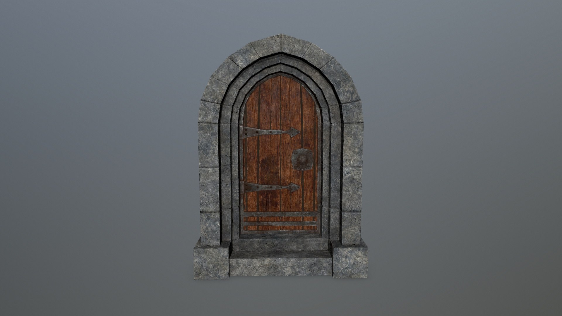 Medieval Door Model - TurboSquid 2026658