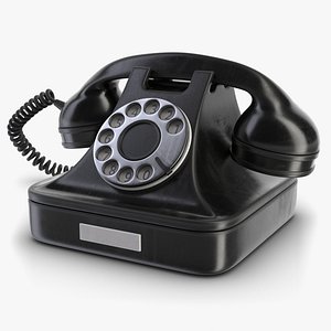 Retro Phone 6 Black