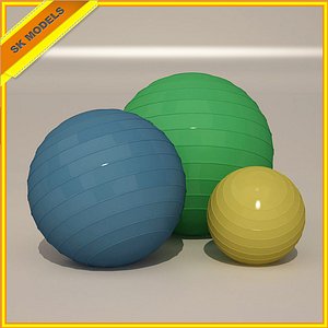 3d pilates balls exercise