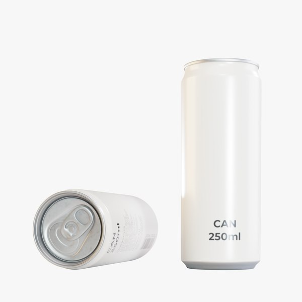 modelo 3d Maqueta de lata de bebida energética delgada de 250 ml -  TurboSquid 2059175