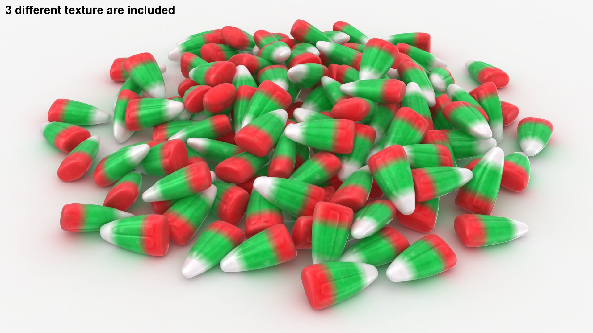 3D Model Realistic Candy Corn Pile - TurboSquid 1469676