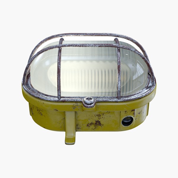 3D Industrial Lamp Small