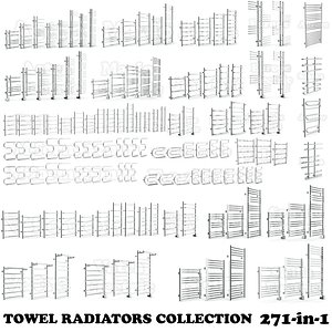 3d max towel radiators