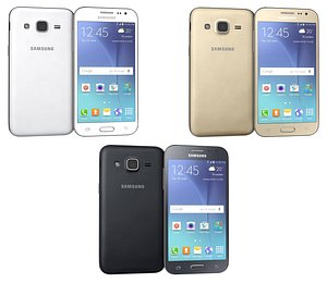 3d model samsung galaxy j2 colors
