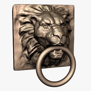 Lion Head Door Knocker
