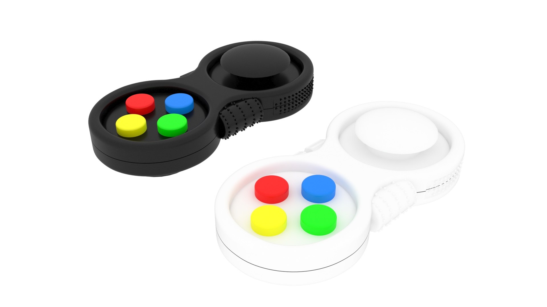 3D Joypad Controller Fidget Toys Set Model - TurboSquid 1767377