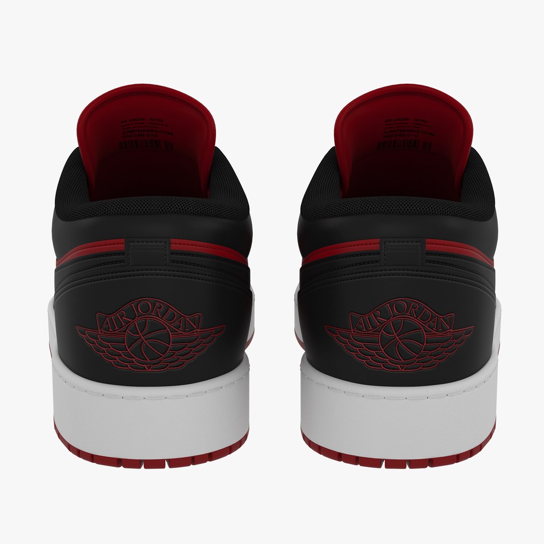 3D Air Jordan 1 Model - TurboSquid 1370965
