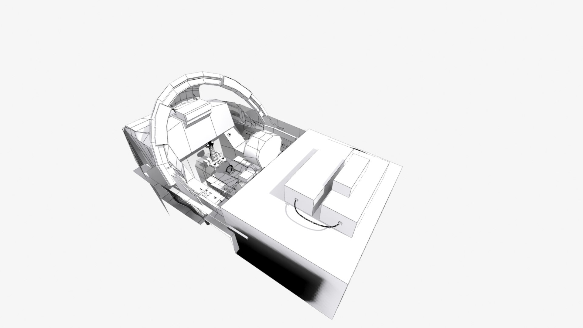 Saab Jas39 Gripen E Cockpit 3D Model - TurboSquid 2108259