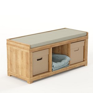 Better Homes  Gardens 3-Cube Storage Bench