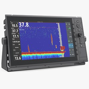 Marine Fish Finder with Color LCD Display