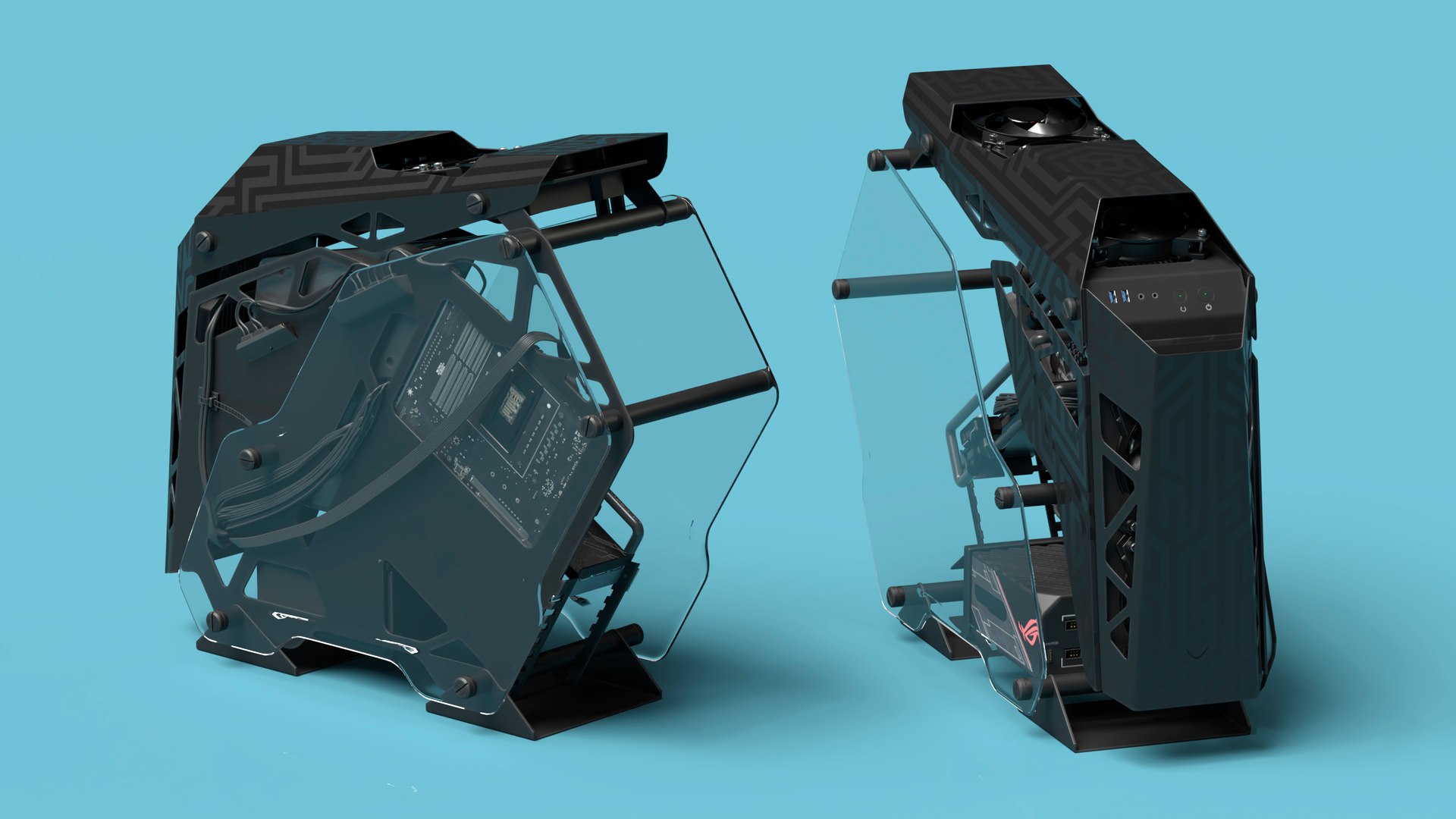 3D Modern Gaming PC Off State - TurboSquid 2259021