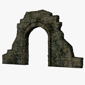 Old Stone Entrance 3D model